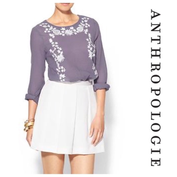 Anthro Floral Blouse - Picture 1 of 6